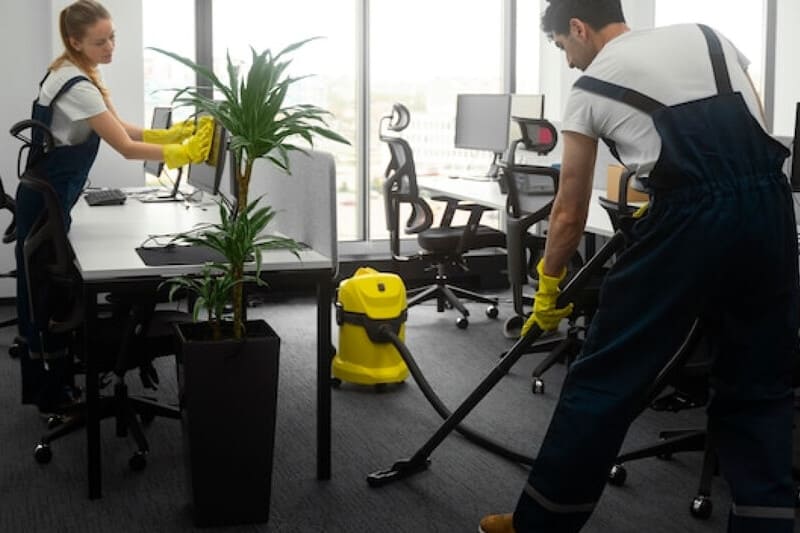 Professionnels du nettoyage de bureaux