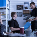 Detectives working in private agency